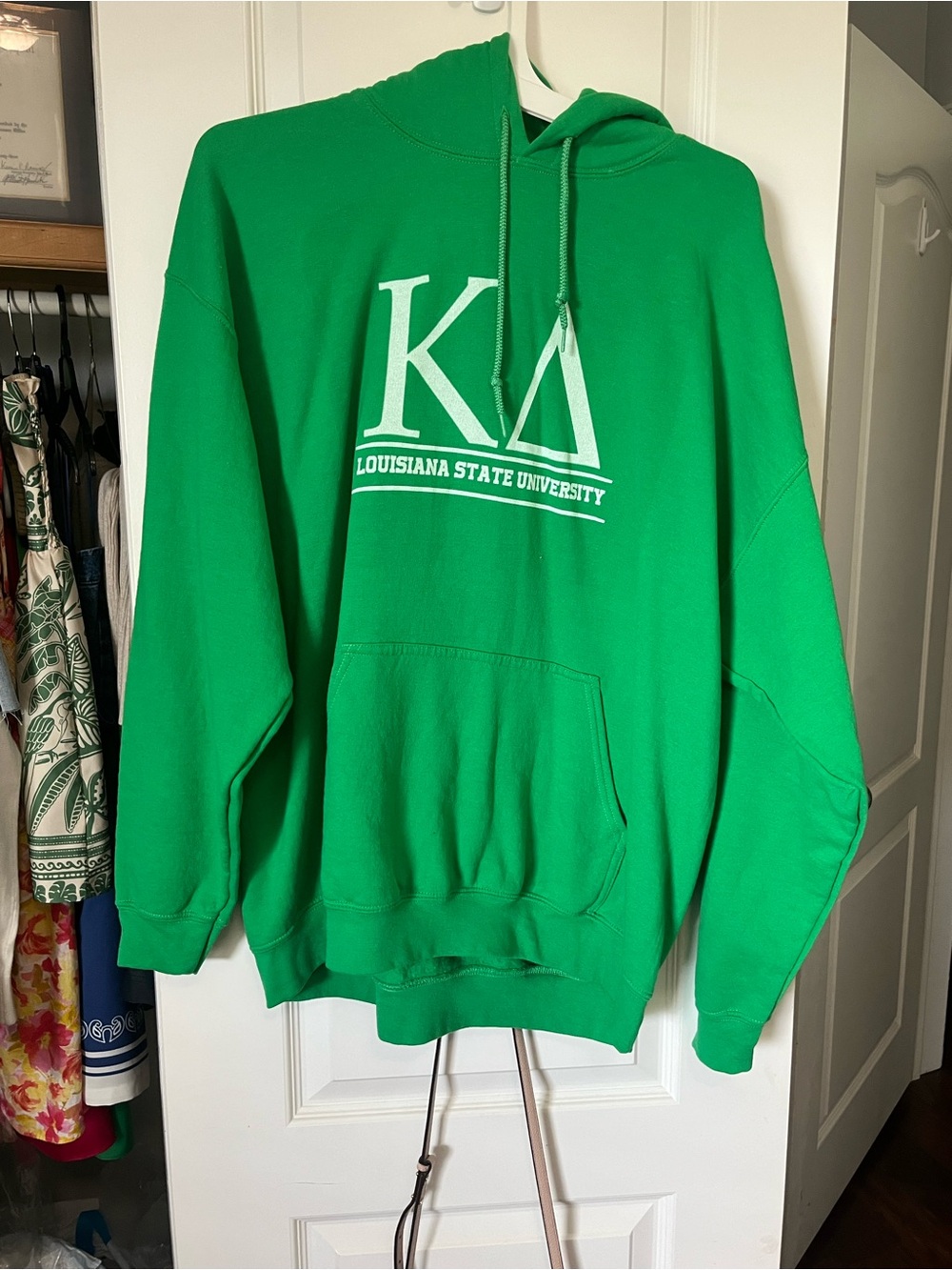 Louisiana State University Kappa Delta Green Hoodie
